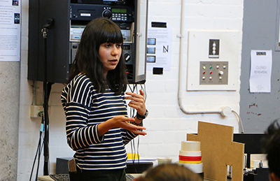 Jessica Arthur directing at NIDA