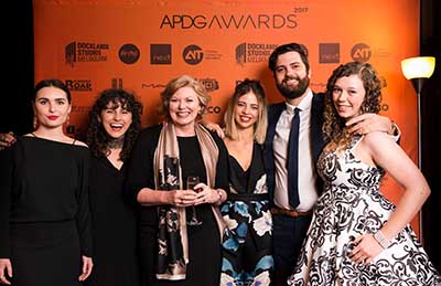 Julie Lynch and the winners