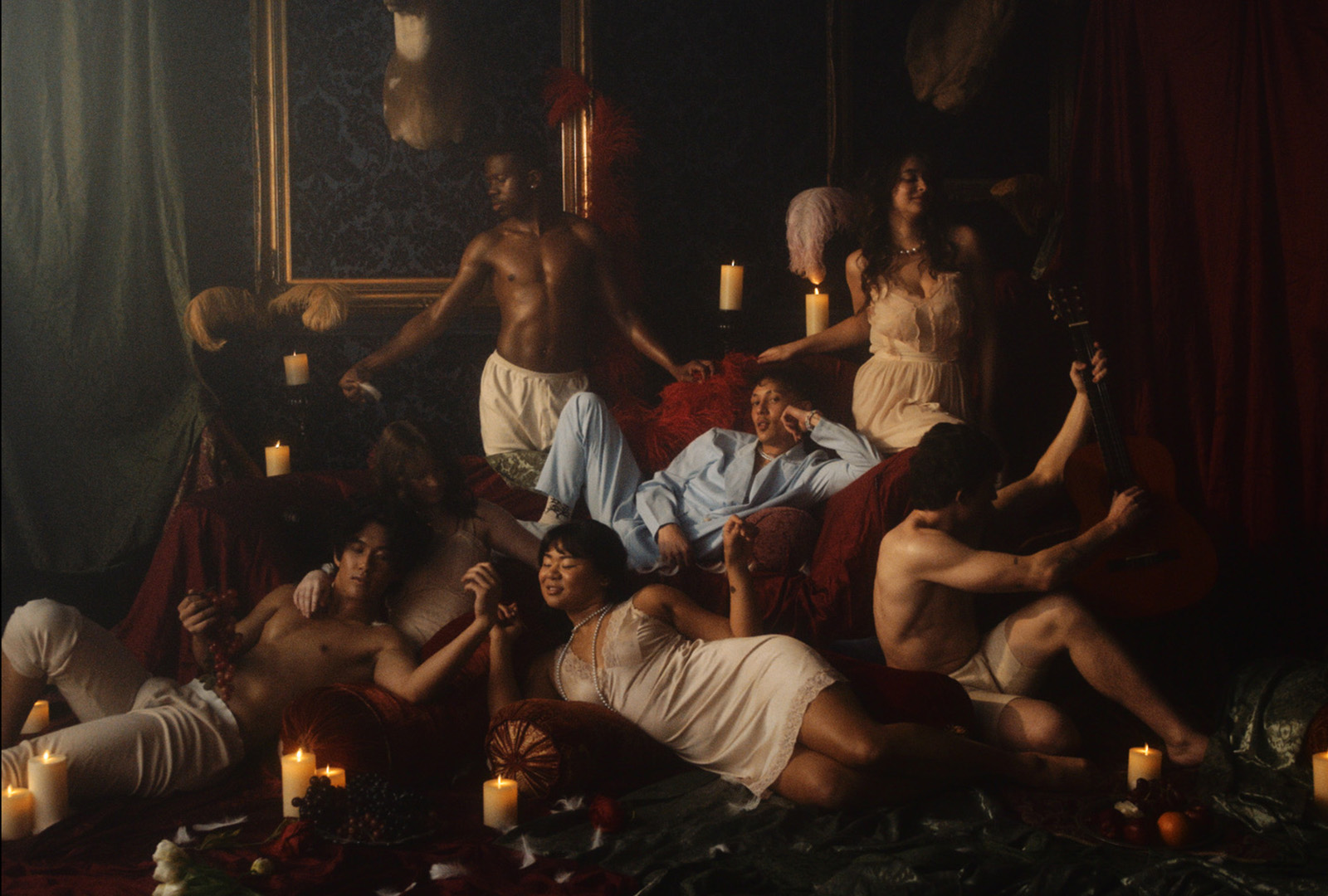 - Isaac Puerile set with Director Fernando De Miguel Fuertes and Production Designer Taylah Miller