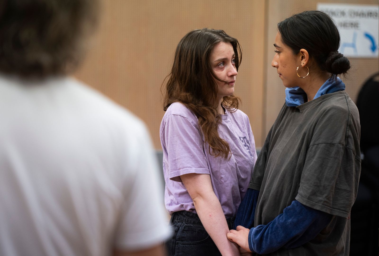 Claudia Elbourne and Lilian Alejandra Valverde in Snowflake at the Old Fitz. Photo by Mikayla Grosse.