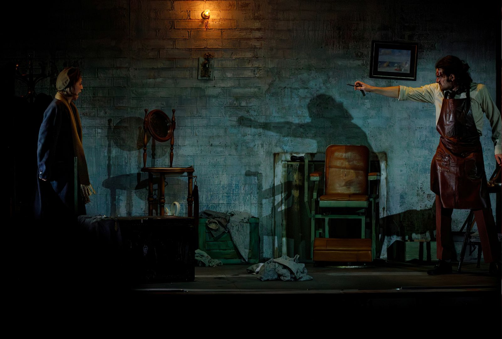 NIDA student production of Sweeney Todd the Demon Barber of Fleet Street, 2023. Photo by Phil Erbacher.