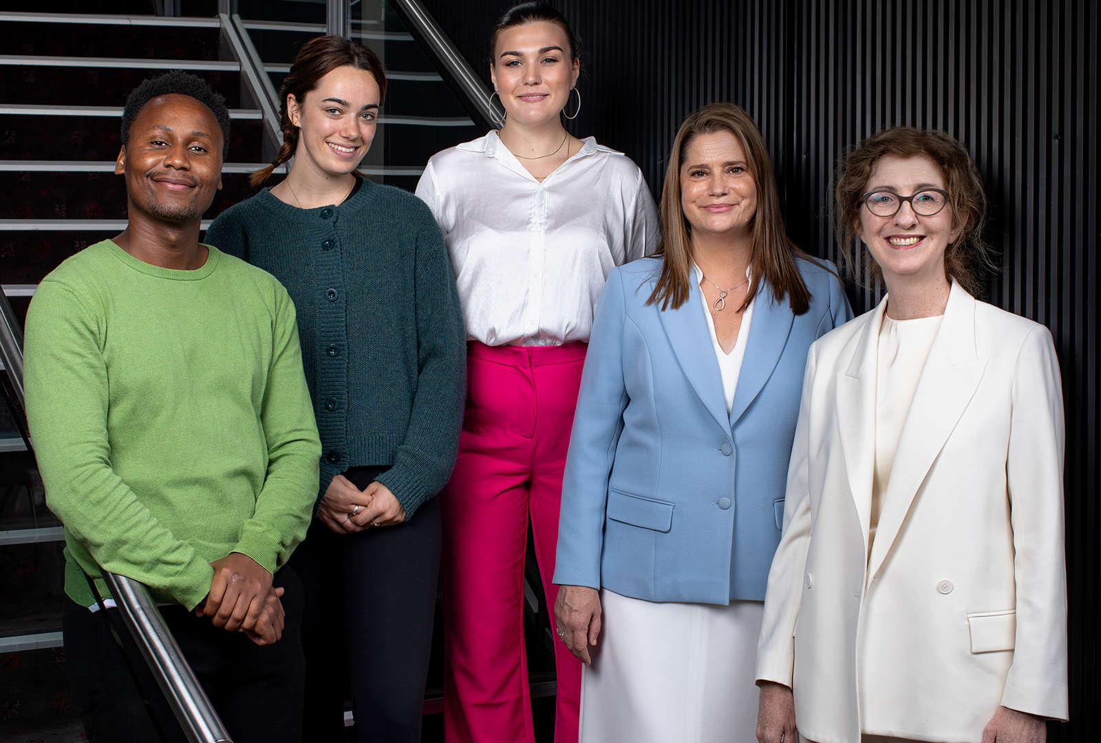 Clement Rukundo, Beatrice Doyle, Sev Murphy, Catherine West and Liz Hughes