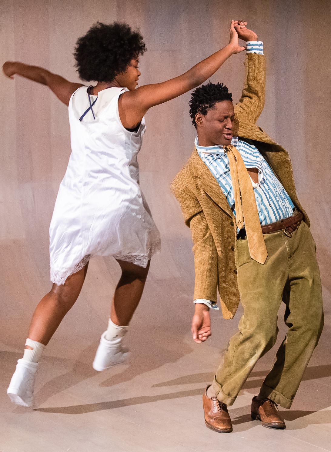 Third-year Acting student Thuso Lekwape in 'In the Blood'. Photographer Mark Nolan Third-year Acting student Thuso Lekwape in 'In the Blood'. Photographer Mark Nolan