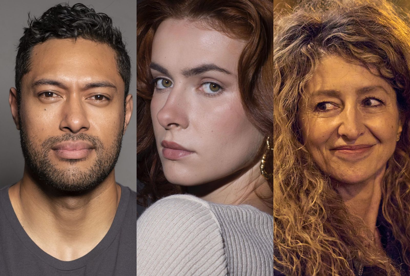 Headshots of 'Last King of the Cross' stars, from left to right: Uli Latukefu (Acting, 2012), Janet Anderson (Acting, 2022) and Doris Younane (Acting, 1986).