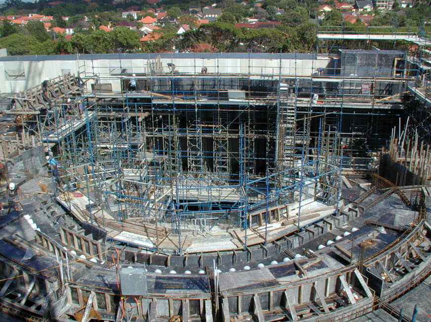 Stage Two Construction of the Parade Theatre, 2001